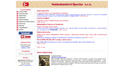 Desktop Screenshot of epocha.cz